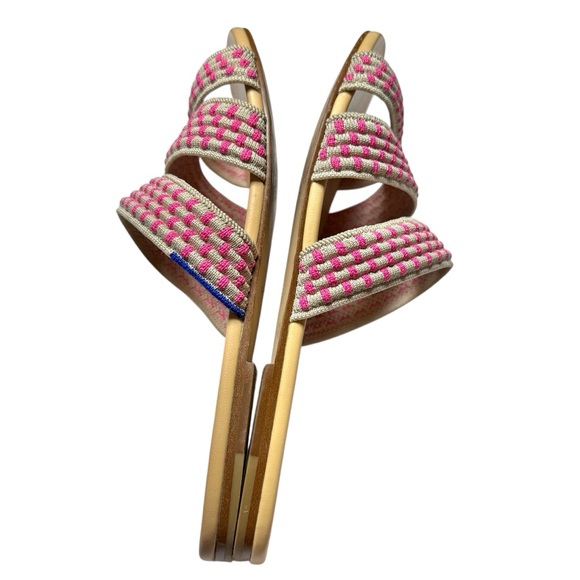 Rothy’s The Triple Band in Hot Pink Basket Stitch Size 7.5 - Picture 4 of 9